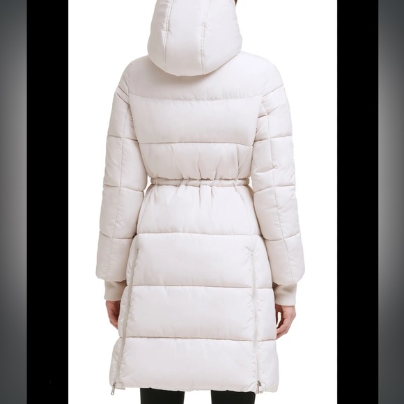 Kenneth Cole NY memory 3/4 length puffer jacket - Picture 3 of 8